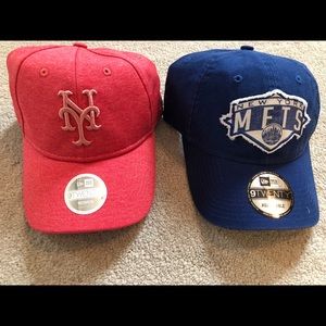 NY Mets Hats LOT- New/w tags. One pink, one Blue